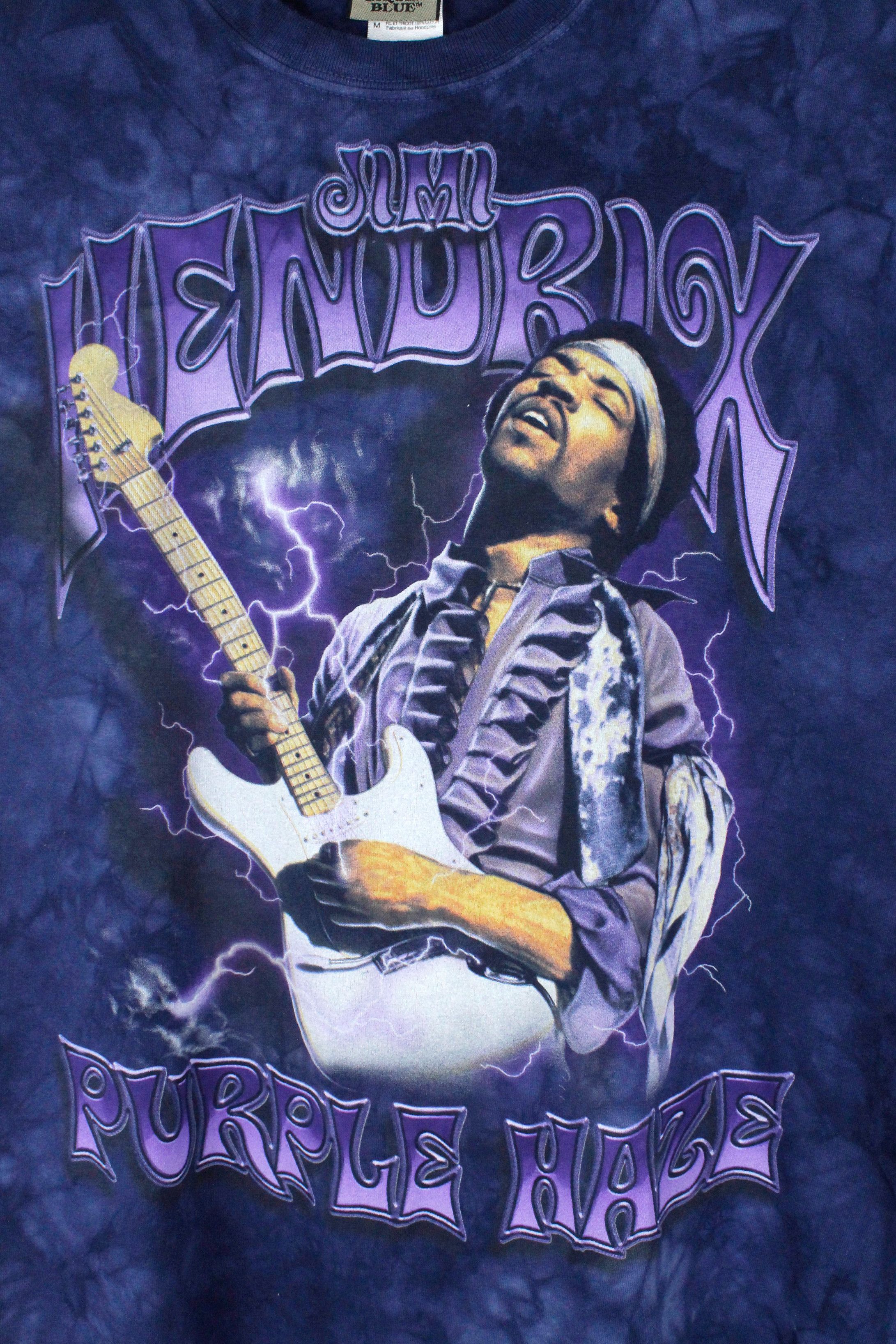 jimi hendrix purple haze tie dye t shirt