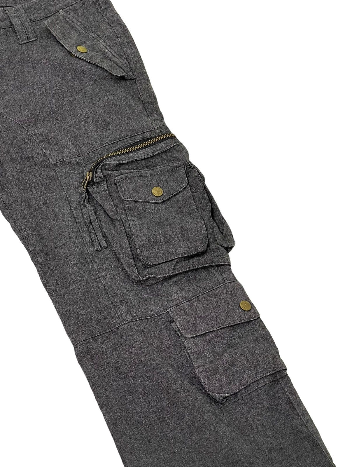 Japanese Brand Tactical Cargo Multipockets Morgan Homme Regular Fit 3🟦 Size US 29 - 4 Thumbnail