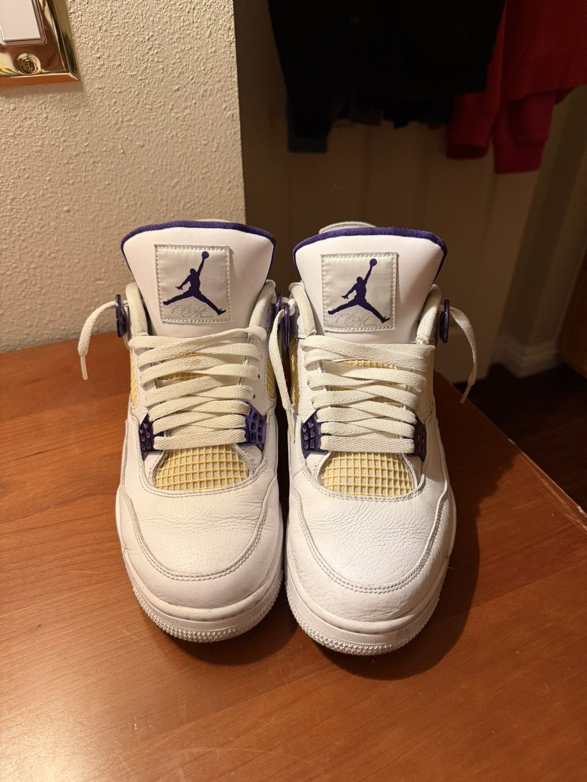 Jordan Brand Jordan 4 Retro Metallic Purple Size US 10.5 / EU 43-44 - 3 Thumbnail