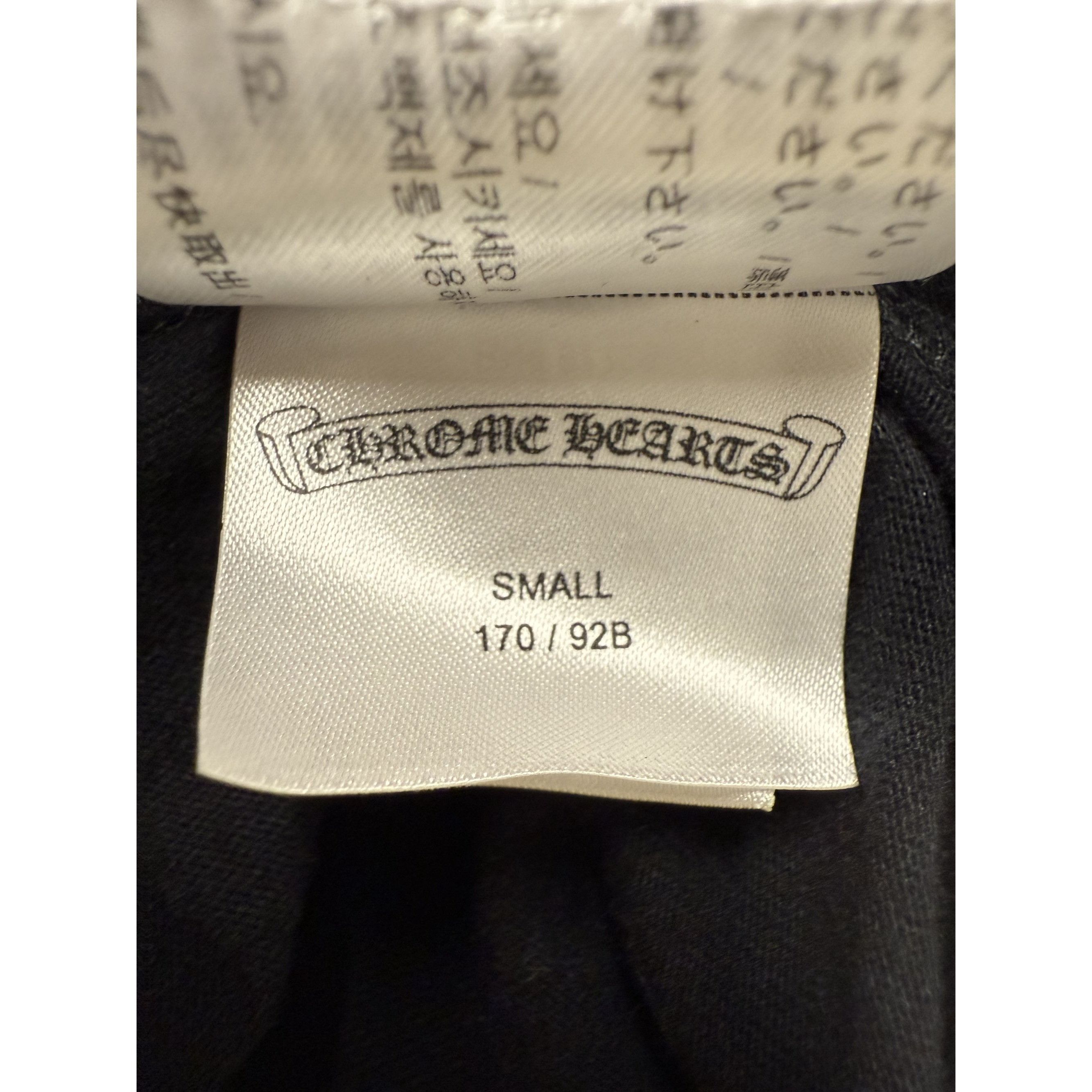 Chrome Hearts Chrome Hearts Long Sleeve Black Shirt W/ Blue Cross Graphics Size US S / EU 44-46 / 1 - 9 Thumbnail