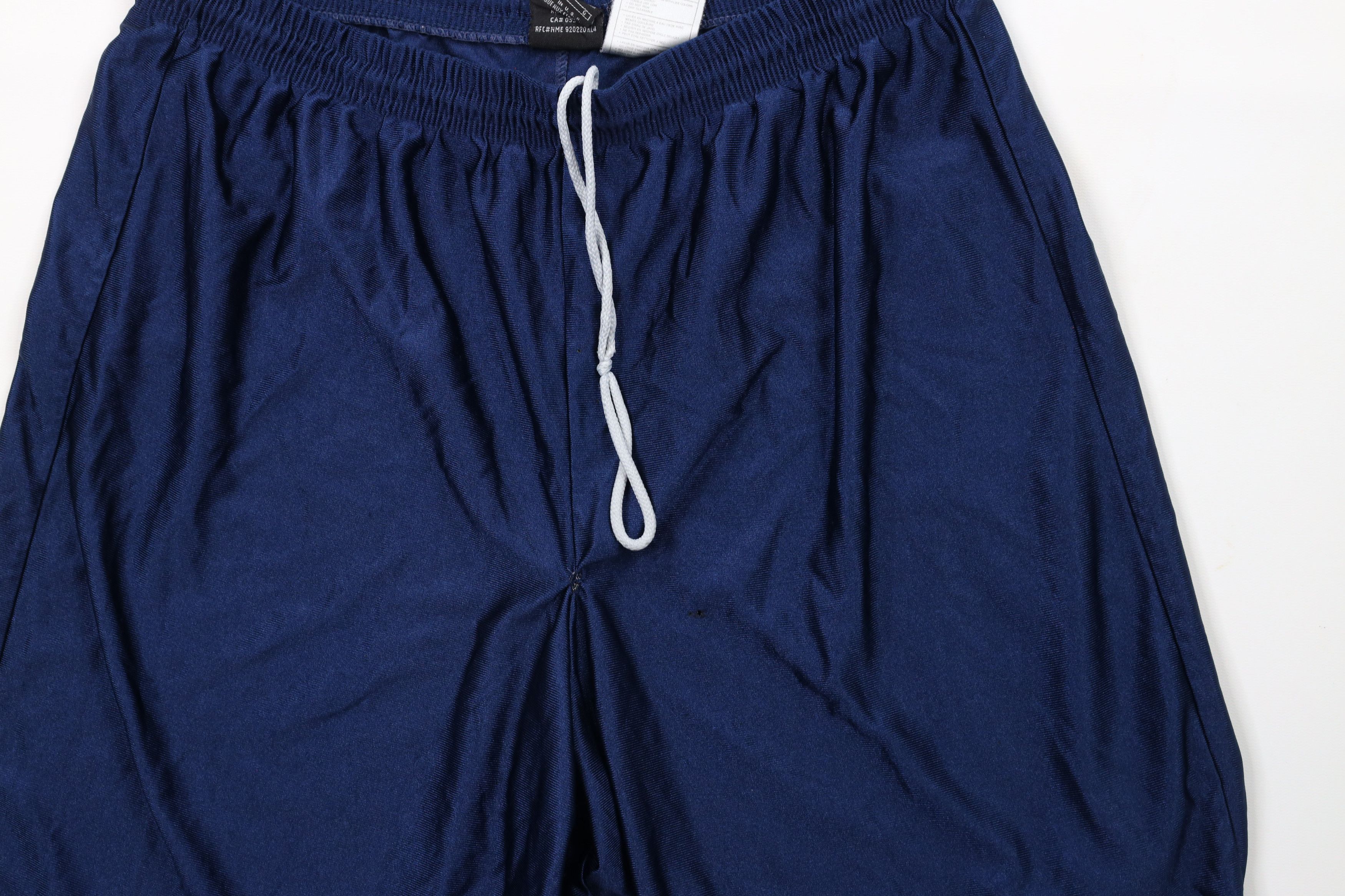 Nike × Vintage Vintage 90s Nike Travis Scott Mini Swoosh Shorts Blue USA Size US 34 / EU 50 - 3 Thumbnail