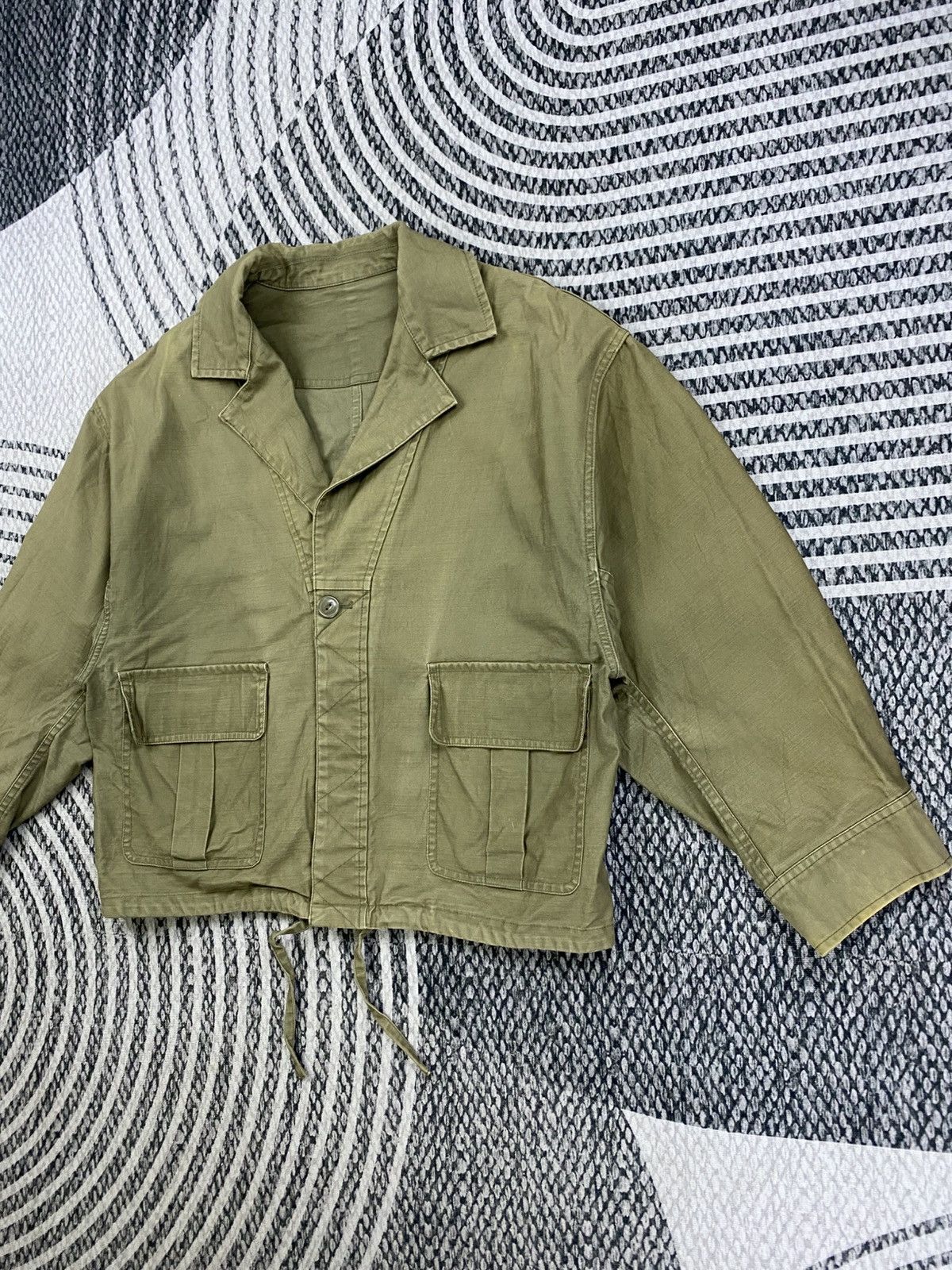 Japanese Brand Vintage Sense Of Place Double Collar Cropped Jacket Size US M / EU 48-50 / 2 - 4 Thumbnail