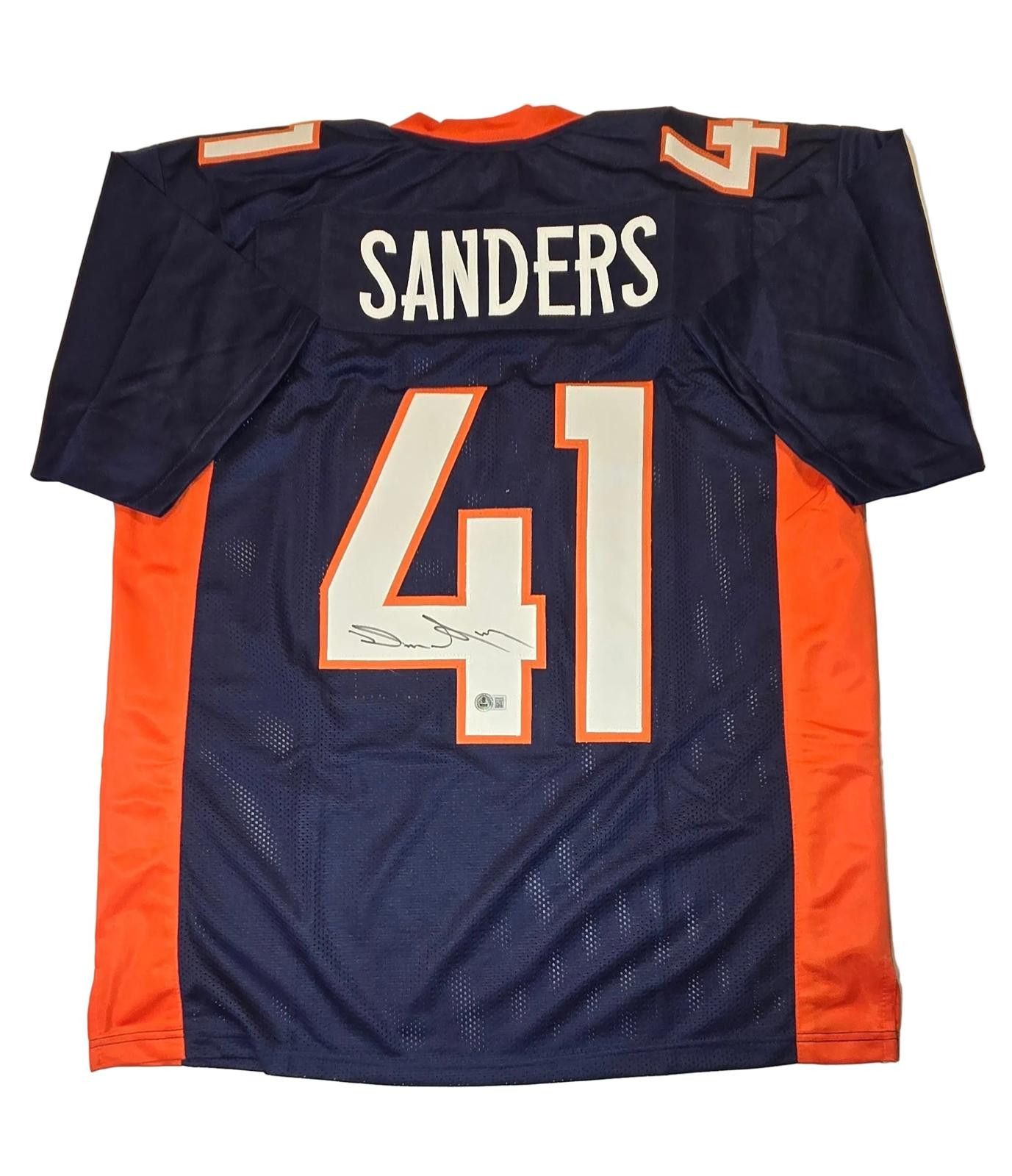 Other Drew Sanders Signed Custom Football Jersey Hologram (XL) Size ONE SIZE - 2 Thumbnail
