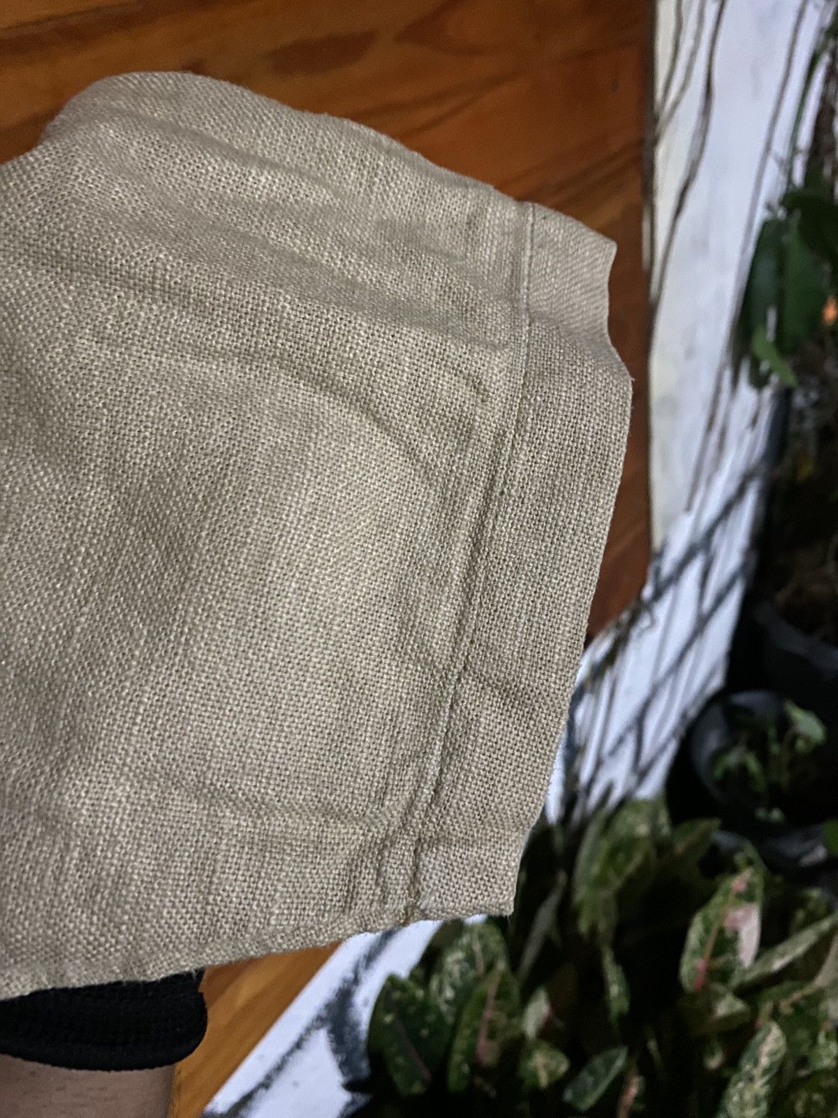 Japanese Brand Vintage Hillcop Beige Linen-Blend Casual Work Jacket Size US M / EU 48-50 / 2 - 7 Thumbnail