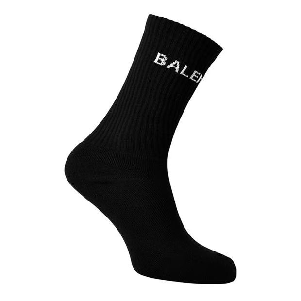 o1g2r1mq0424 Size: XL Crew Socks in Black Menswear