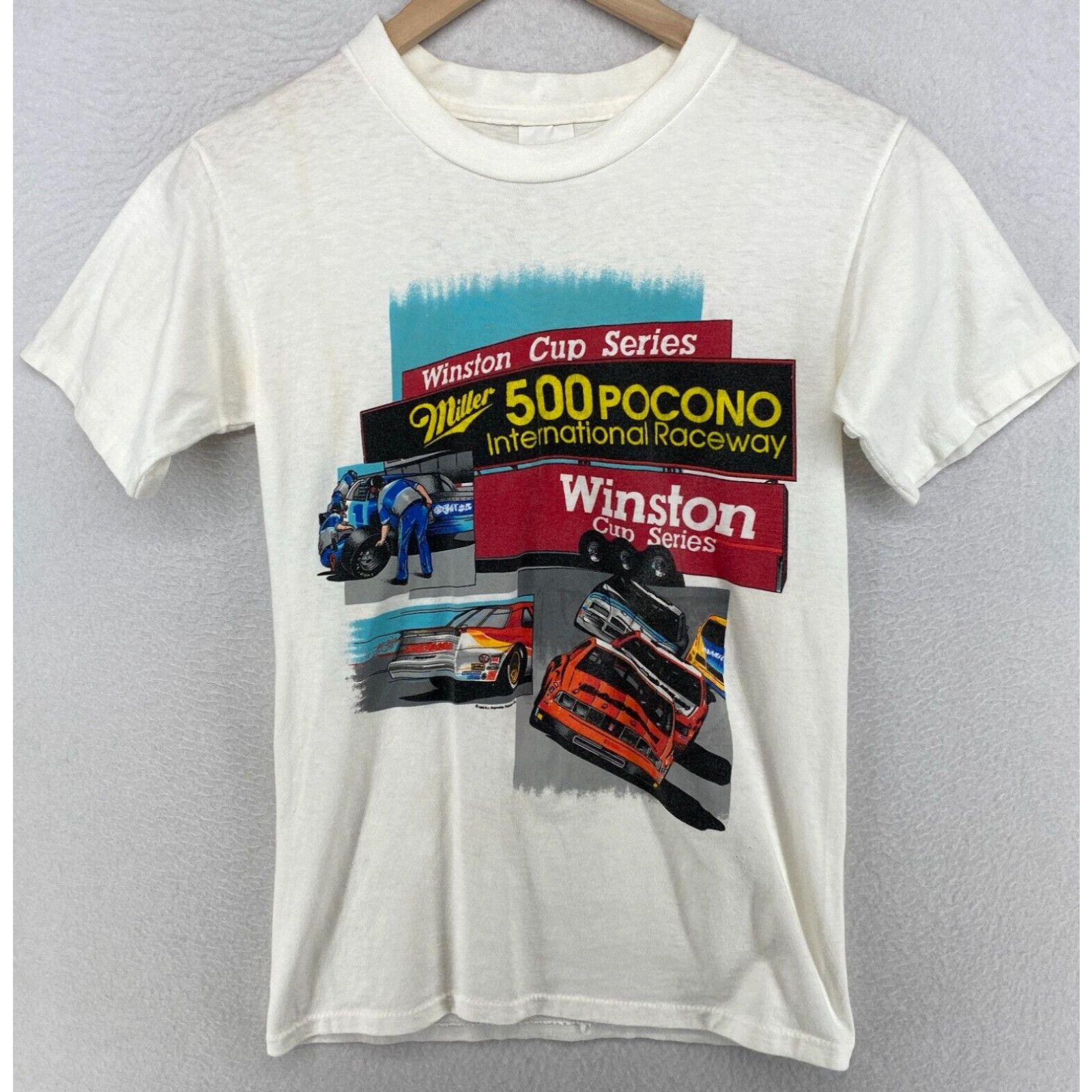 NASCAR 1986 NASCAR WINSTON CUP SERIES POCONO RACEWAY Shirt S Single ...