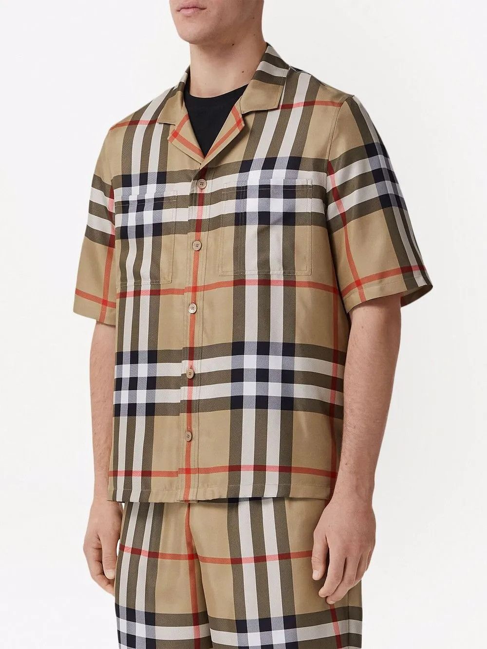 Burberry o1y0426 Patterned Shirt in Multicolor Size US S / EU 44-46 / 1 - 2 Thumbnail