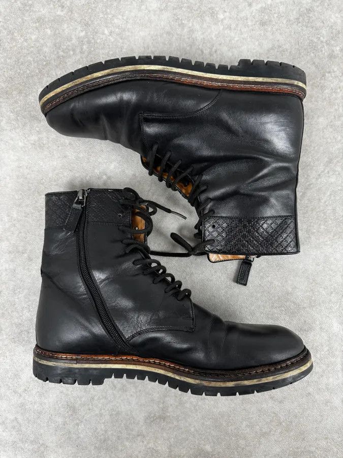 Gucci 2000s Gucci Black Ankle Leather Boots Size US 9 / EU 42 - 3 Thumbnail