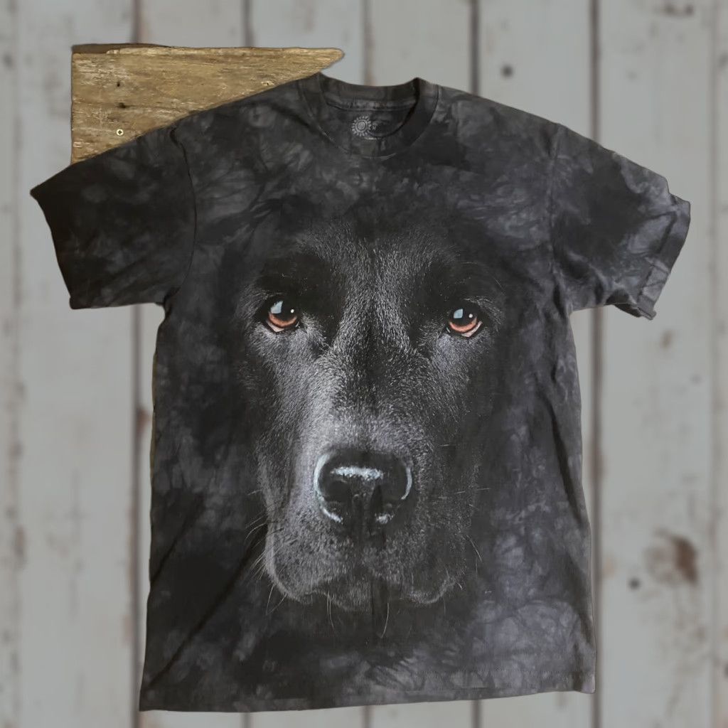 The Mountain VINTAGE The Mountain Unisex Graphic T-Shirt Black Lab Face Sz Medium Tie dye Shirt Mens Womens Size US M / EU 48-50 / 2 - 1 Thumbnail