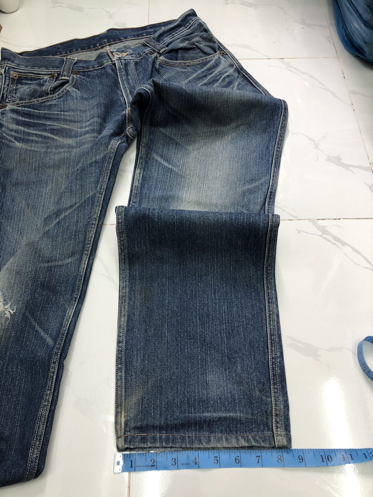 If Six Was Nine × Levi's × Levi's Vintage Clothing 🔥VINTAGE LEVIS 702 BAGGY DISTRESSED DENIM JEANS Size US 34 / EU 50 - 20 Thumbnail