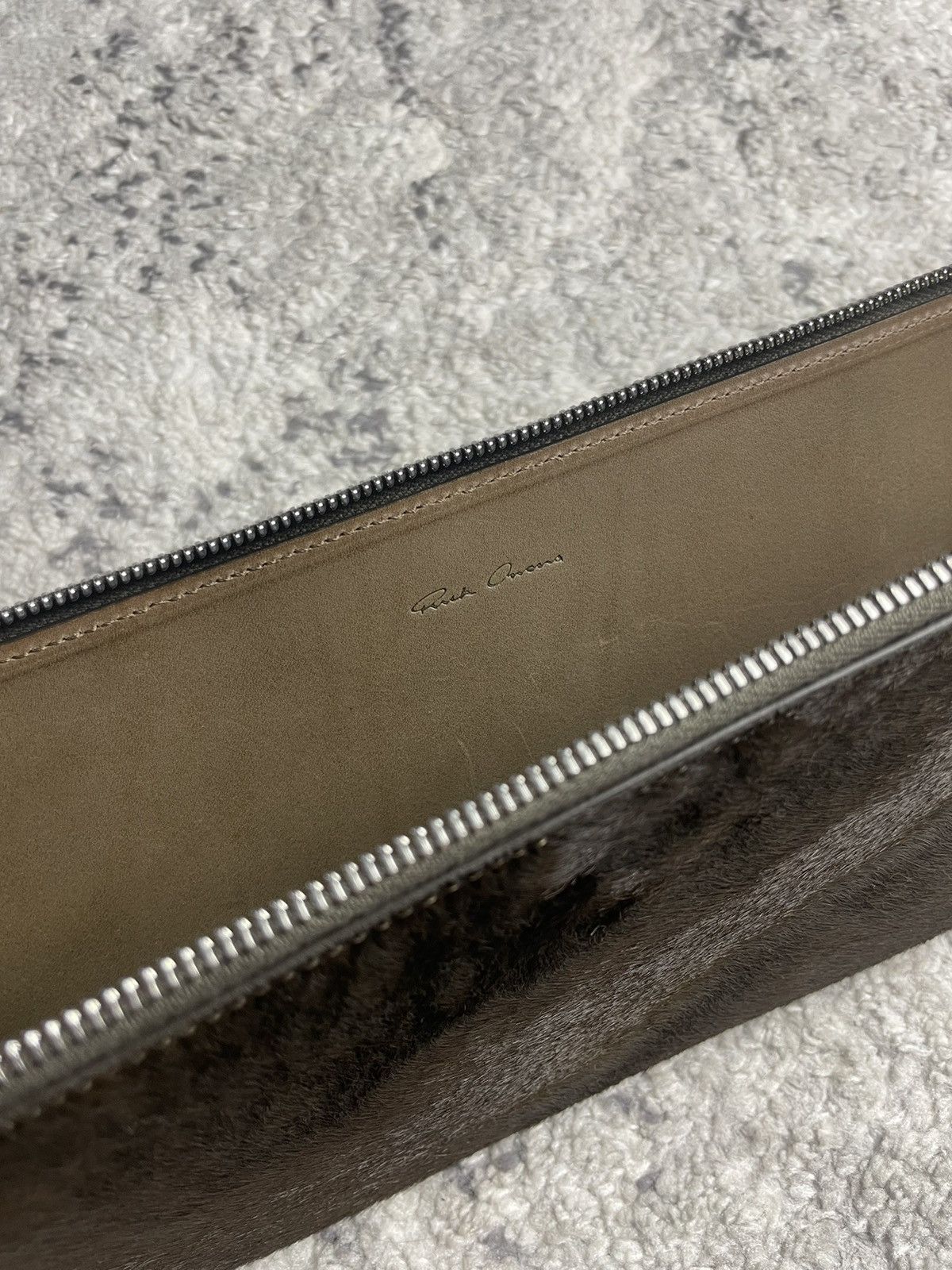 Rick Owens Rick Owens Cow Fur Clutch Bag Size ONE SIZE - 12 Thumbnail