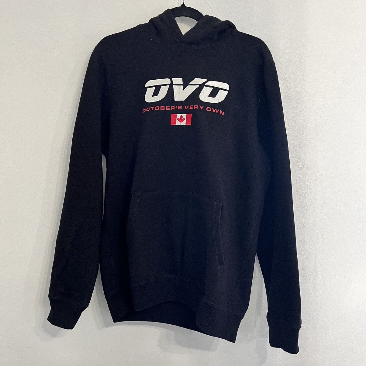 Image of Octobers Very Own Ovo Hoodie in Black, Men's (Size Small)