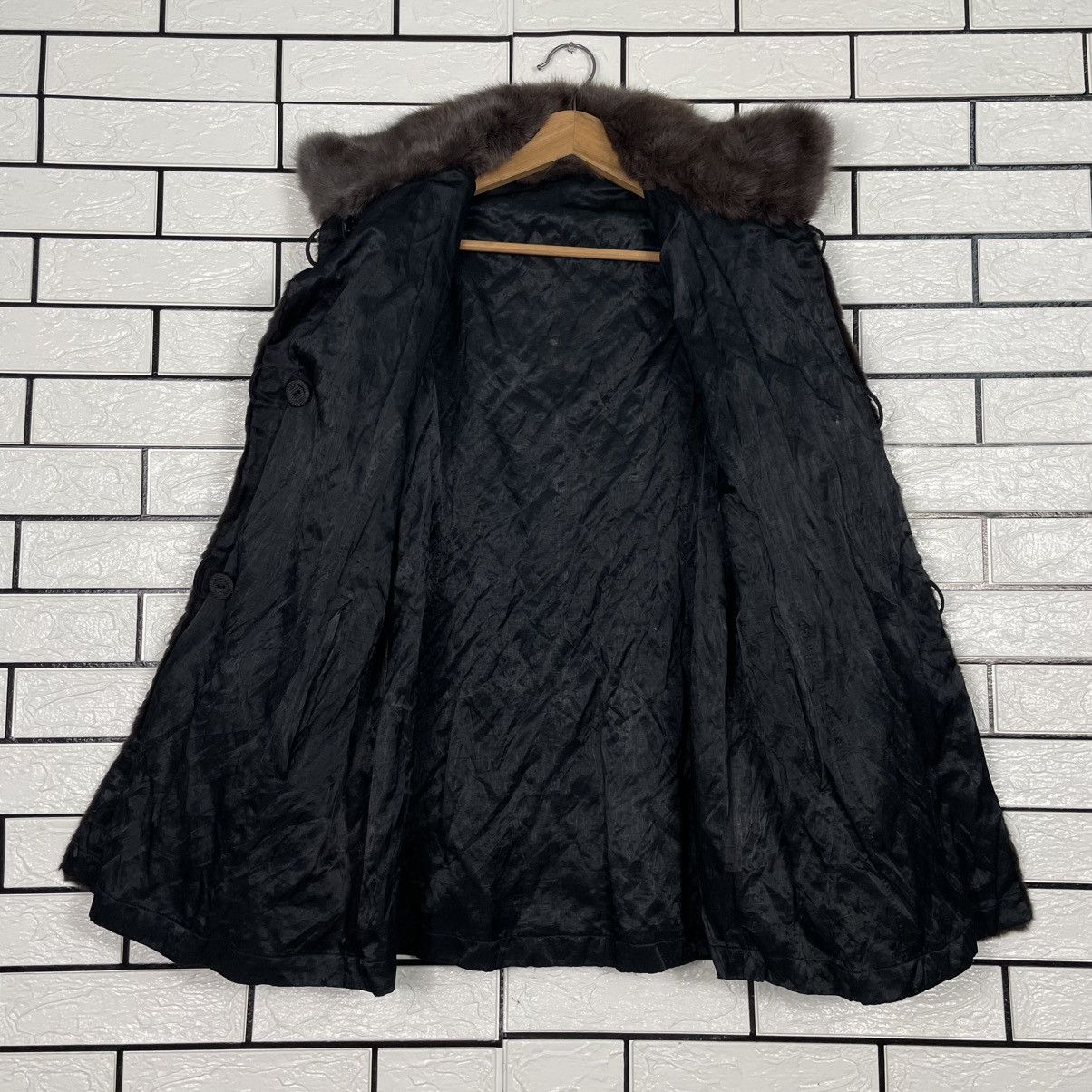 Japanese Brand Fur Nakamura Texture Colar Fur Jacket Size S / US 4 / IT 40 - 13 Thumbnail