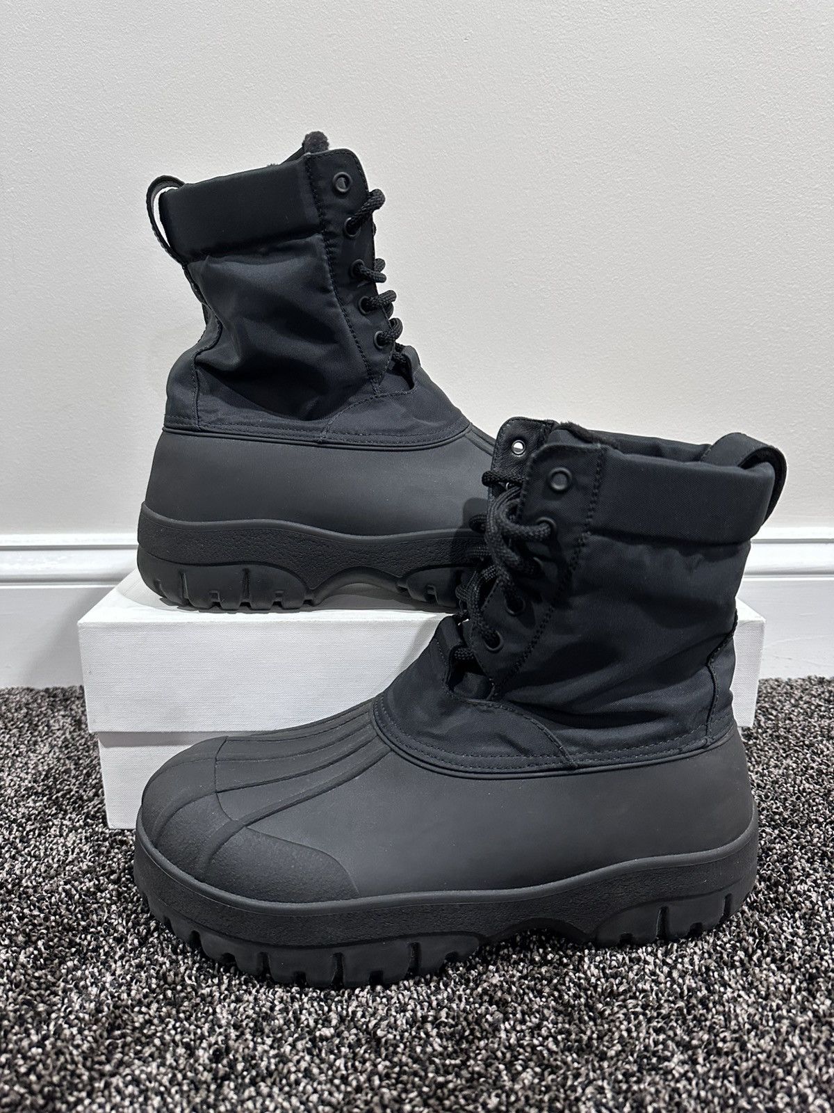 Celine Celine x Phoebe Philo Black Duck Boots Size US 8 / IT 38 - 1 Thumbnail