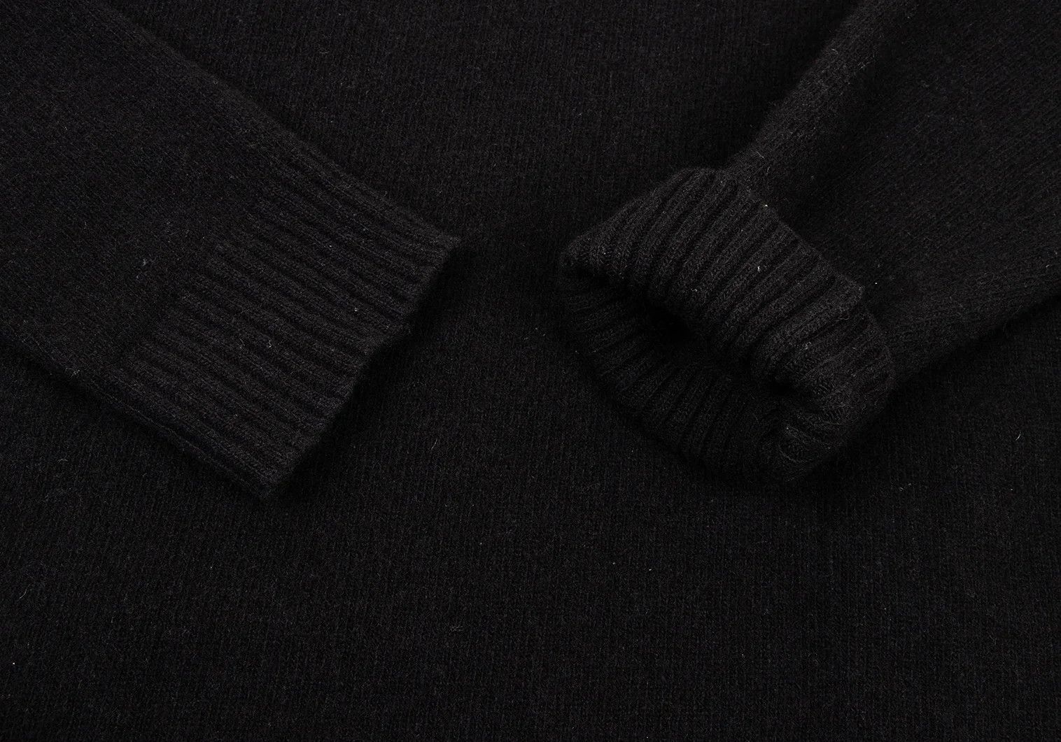 Maison Margiela Wool Button Neck Pullover Knit Sweater Black Size S Size US S / EU 44-46 / 1 - 9 Thumbnail