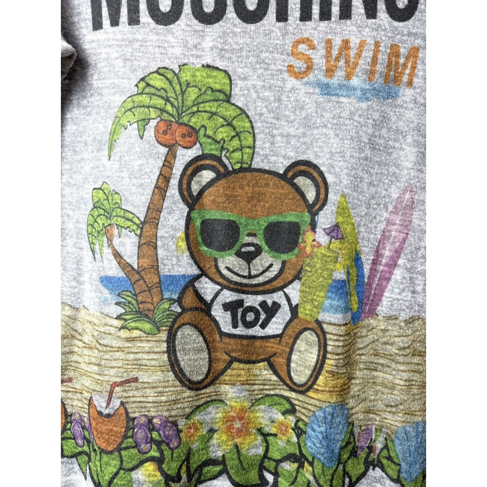Moschino Vintage Love Moschino Teddy Bear T Shirt Size US L / EU 52-54 / 3 - 3 Thumbnail