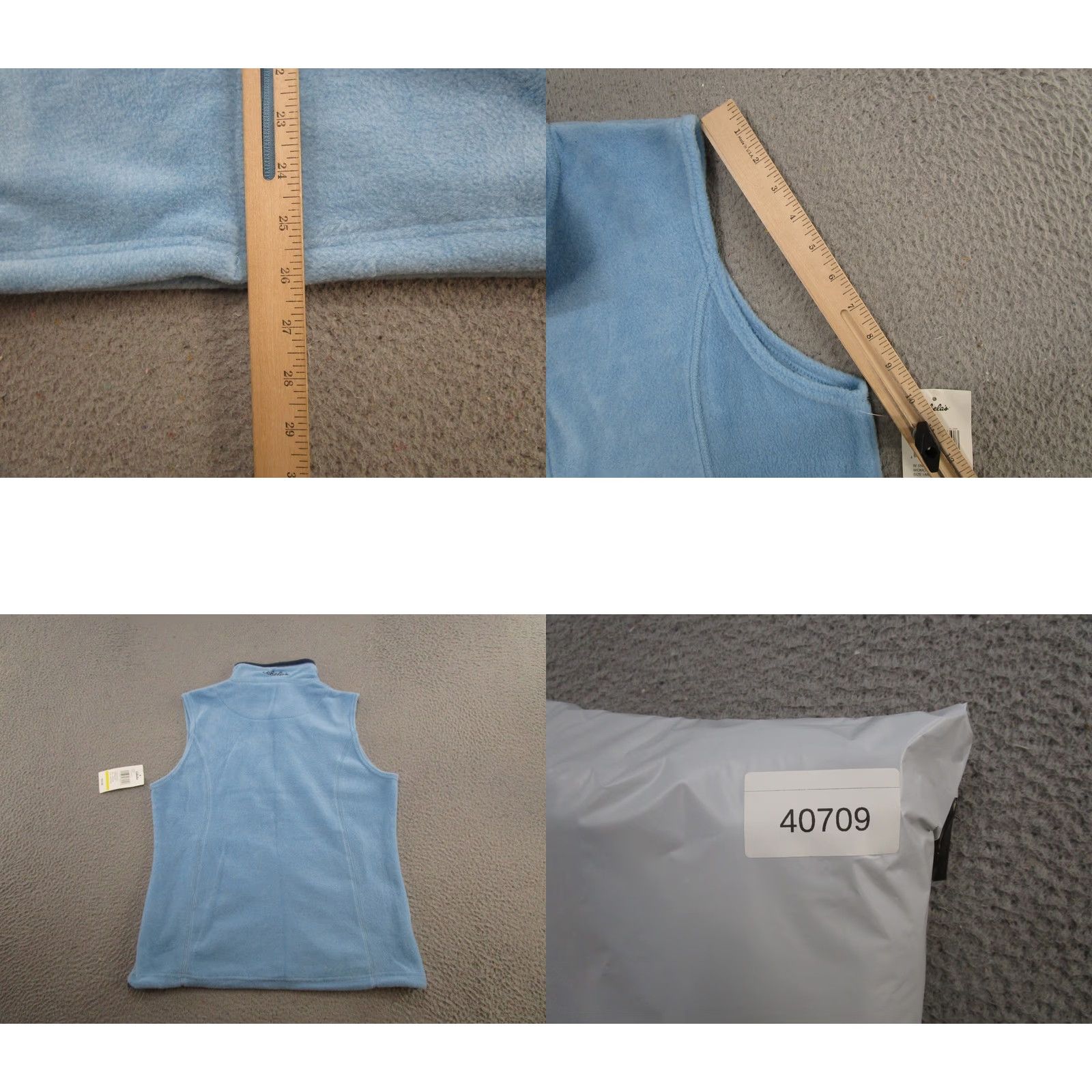 Vintage Cabela's Snake River Blue Fleece Full Zip Sleeveless Vest Womens M NEW Size M / US 6-8 / IT 42-44 - 8 Thumbnail