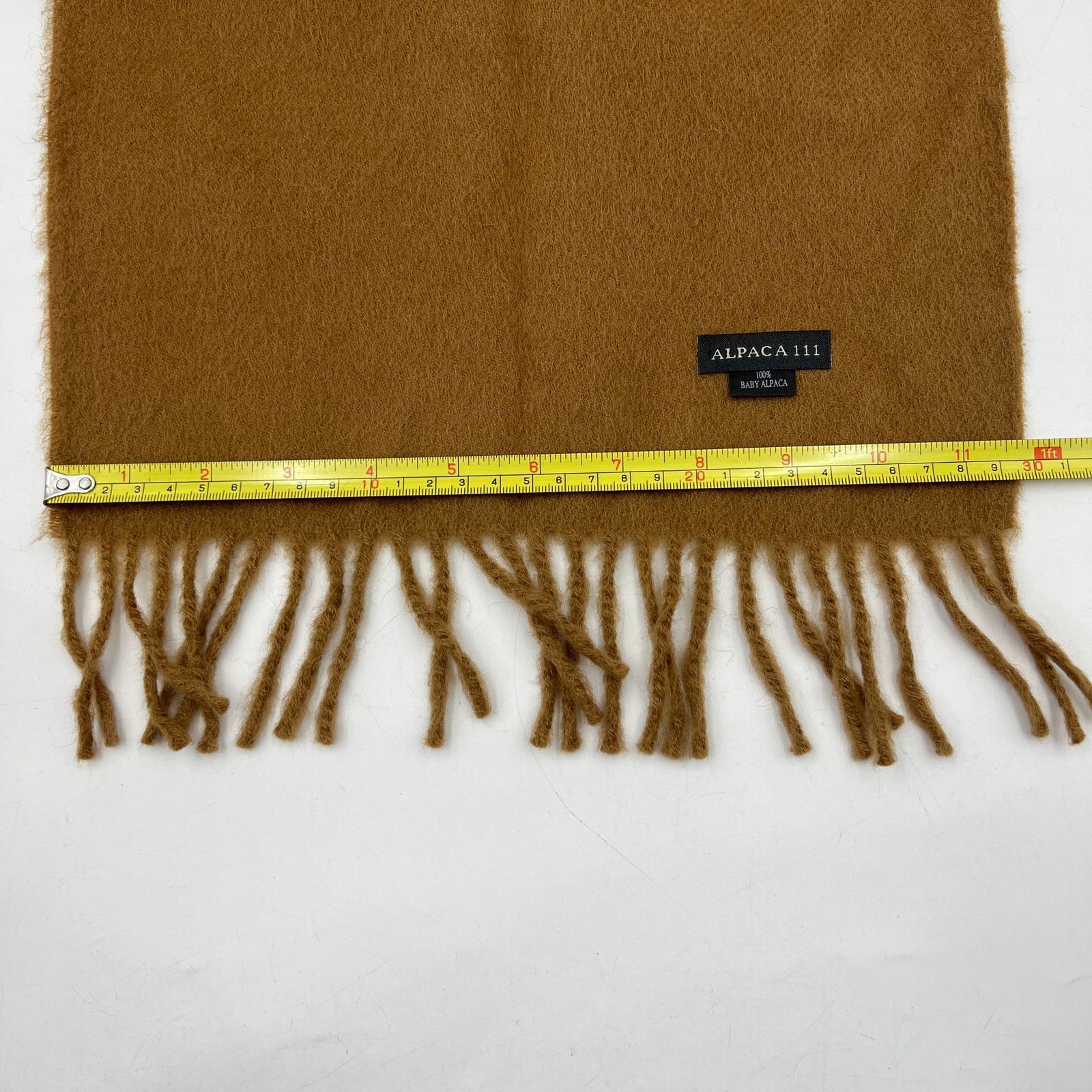 Other Alpaca 111 Baby Alpace Camel Scarf Size ONE SIZE - 4 Thumbnail