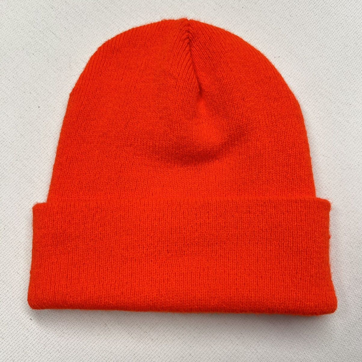 Carhartt Carhartt Beanie Bright Orange Hunting Outdoors Logo Acrylic Size ONE SIZE - 4 Thumbnail