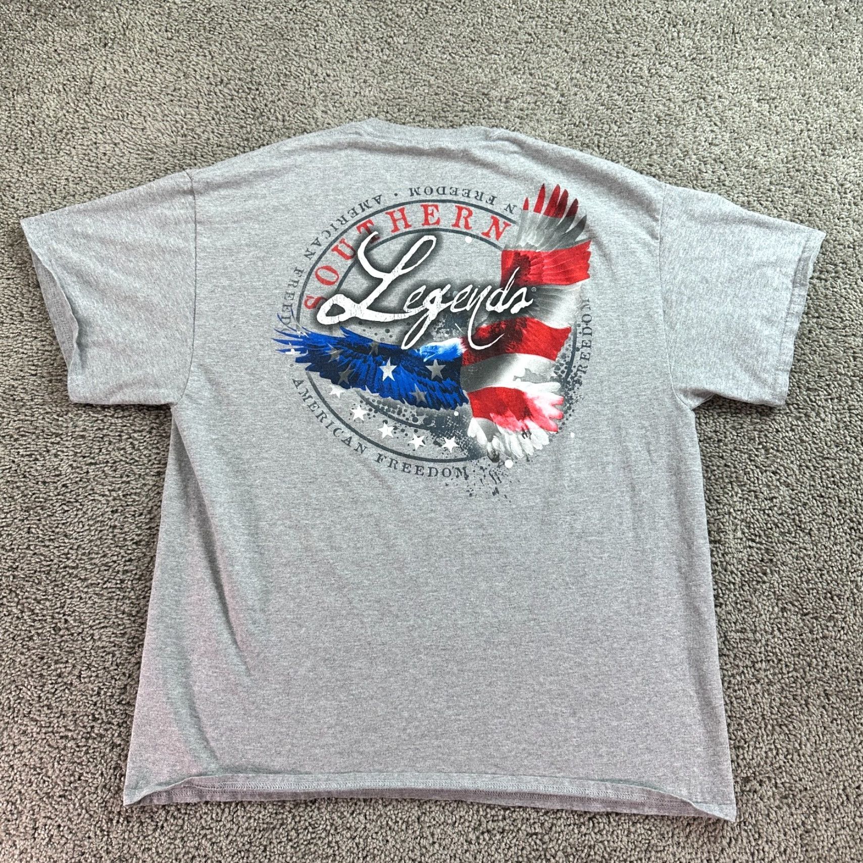Vintage Southern Legends Shirt Mens XL Gray Graphic Print Logo Size US XL / EU 56 / 4 - 2 Thumbnail