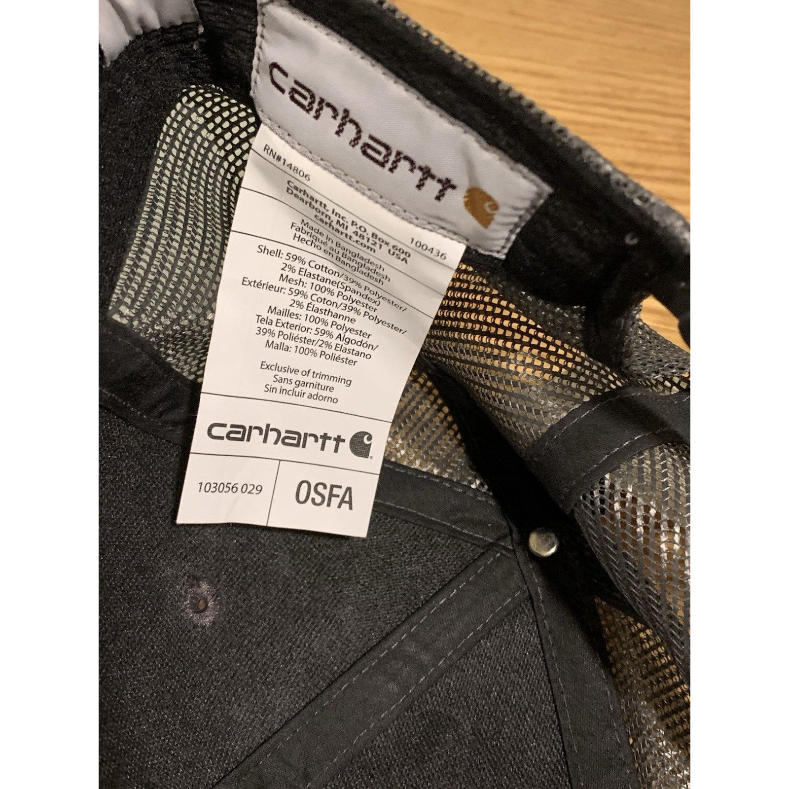 Carhartt Carhartt Gray Trucker Hat Mesh Back Men One Size NWT Size ONE SIZE - 3 Thumbnail