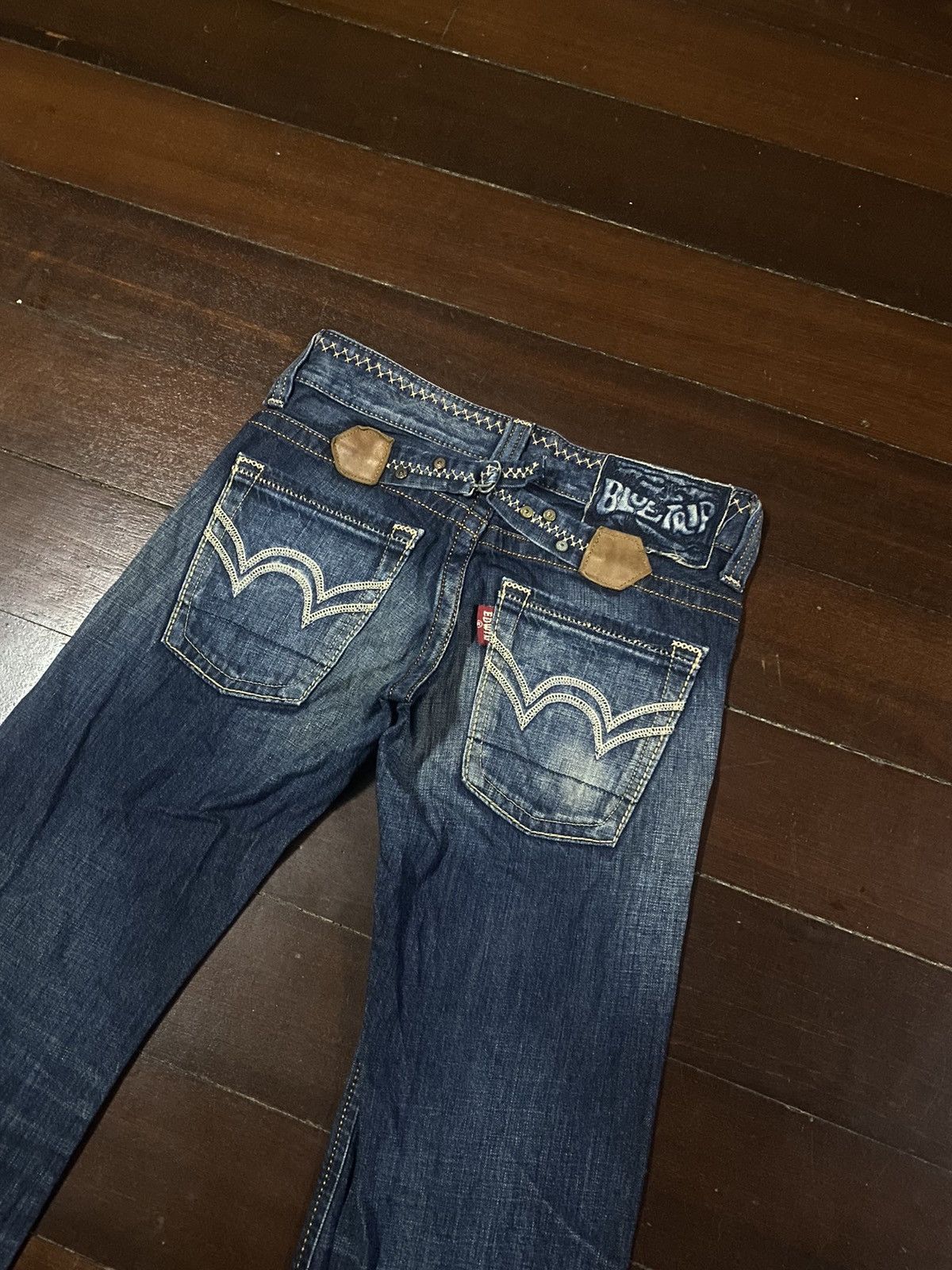 Designer × Edwin FIRE 🔥 EDWIN BLUE TRIP WIDE LEG BOOT CUT Size 30" / US 8 / IT 44 - 13 Thumbnail
