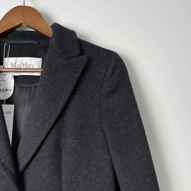 Max Mara Max Mara Solid single-breasted wool midi coat Size M / US 6-8 / IT 42-44 - 5 Thumbnail