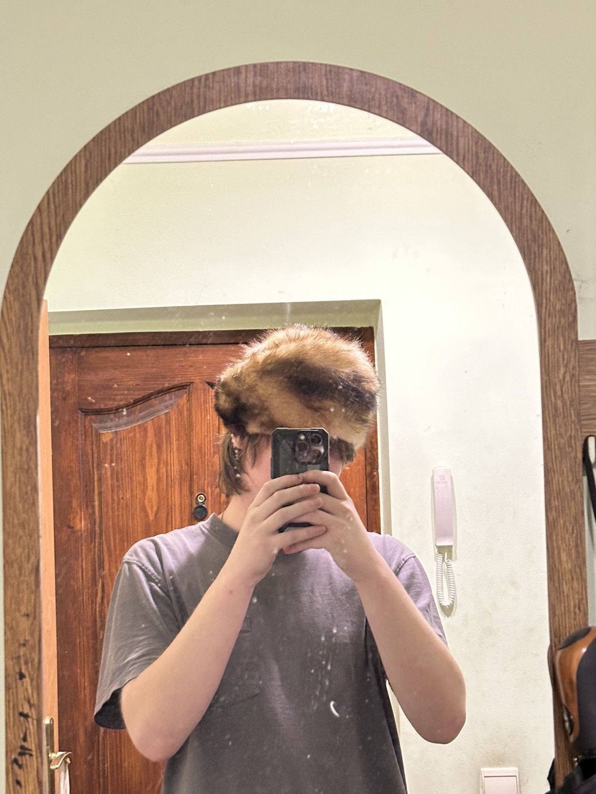 Other Fur Fuzzy Faux Hats Y2K Opium Hype Cowboy Style SK8 Size ONE SIZE - 2 Thumbnail