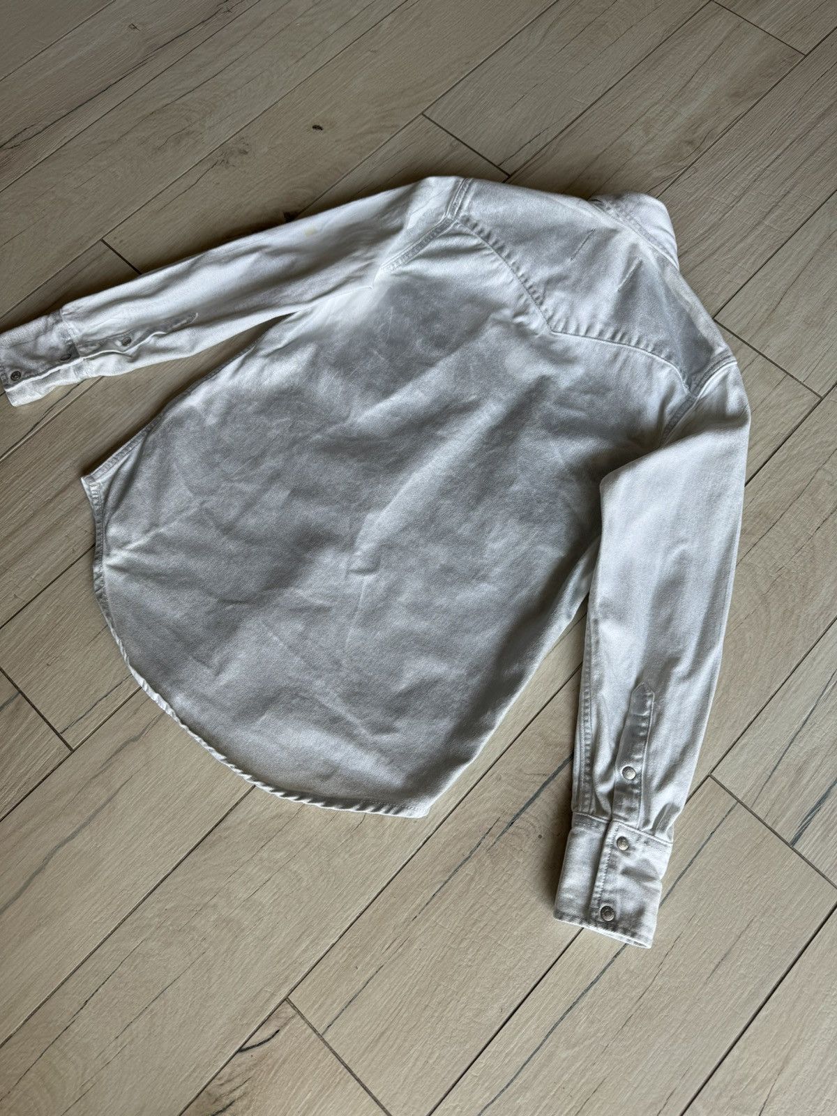 Calvin Klein 205W39NYC Calvin Klein X Andy Warhol Foundation Western Denim Shirt Size US XS / EU 42 / 0 - 6 Thumbnail