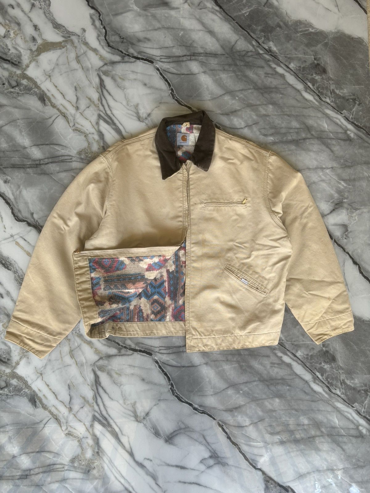 Carhartt × Streetwear × Vintage Carhartt J24 KHI Detroit Jacket 