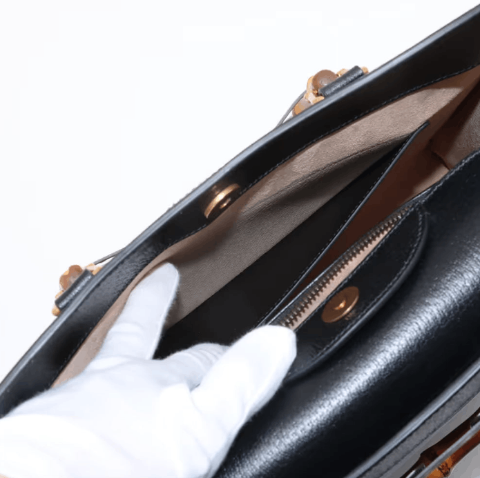 Gucci Bamboo Diana Pigskin Two-Way Handbag Size ONE SIZE - 9 Thumbnail