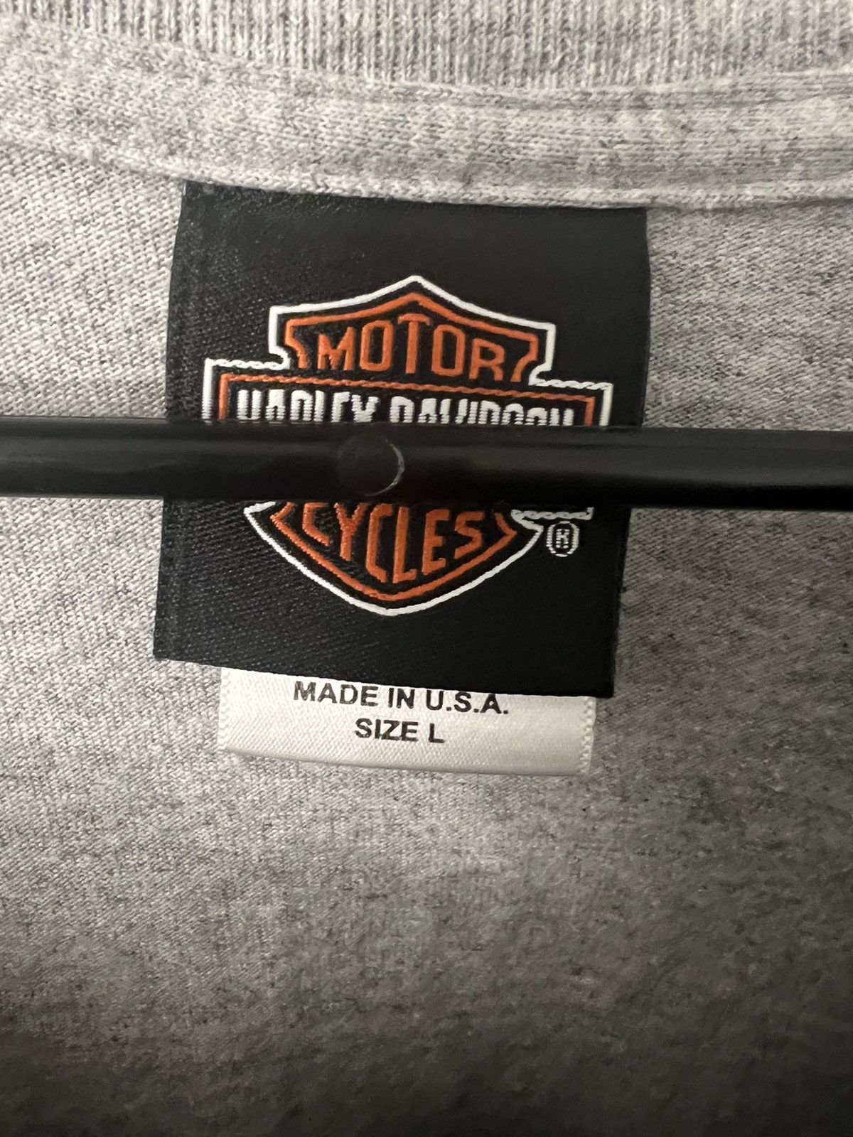 Harley Davidson × Vintage Harley Davidson Vintage Long Sleeve Shirt Size US L / EU 52-54 / 3 - 3 Thumbnail