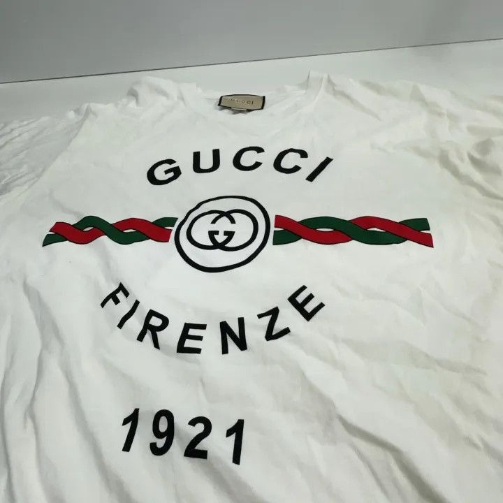 Gucci Gucci Gucci Lido White Short Sleeve T-Shirt -2506 Size US XXL / EU 58 / 5 - 4 Thumbnail