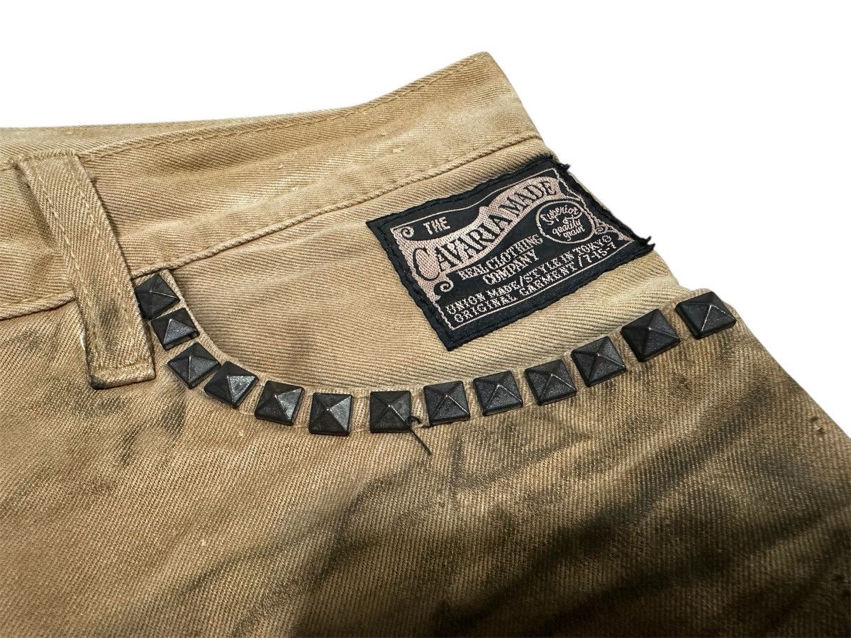 If Six Was Nine 🔥Y2K Archived Cavaria Leopard Patchwork Flared Pants LGB Size US 30 / EU 46 - 7 Thumbnail