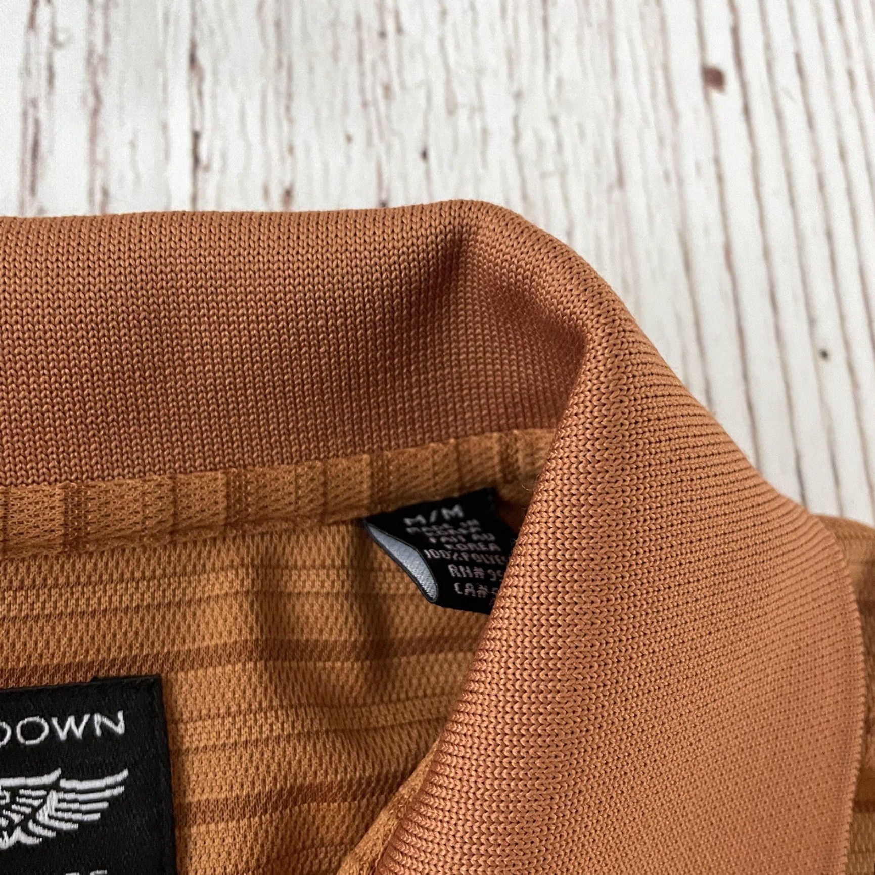 Vintage Straight Down Polo Shirt Mens Medium Brown Short Sleeve Performance Eldorado Shirt Size US M / EU 48-50 / 2 - 5 Thumbnail