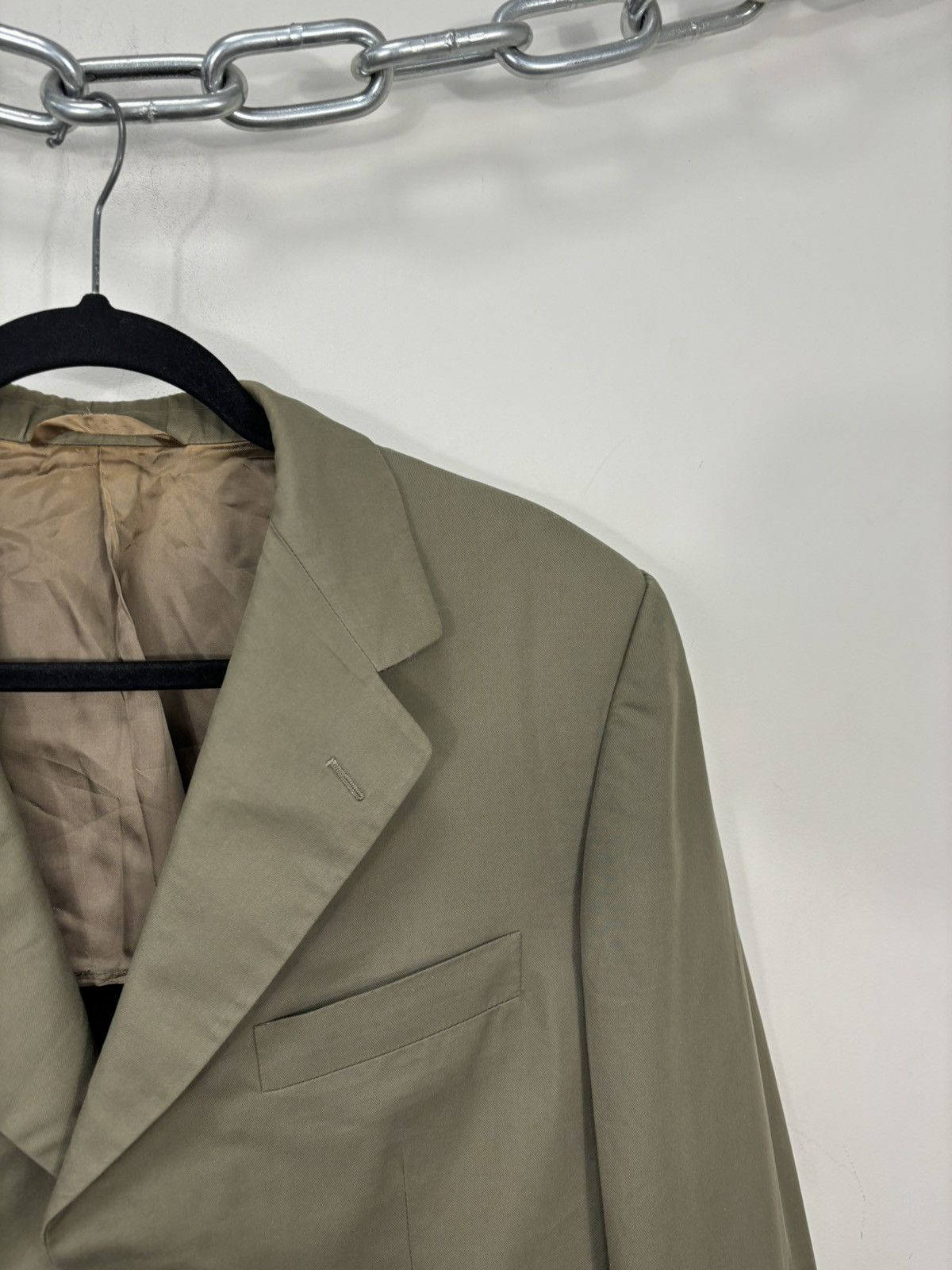 Burberry Vintage Burberry Davide Cenci Luxury Cotton Blazer Jacket Size 42R - 7 Thumbnail