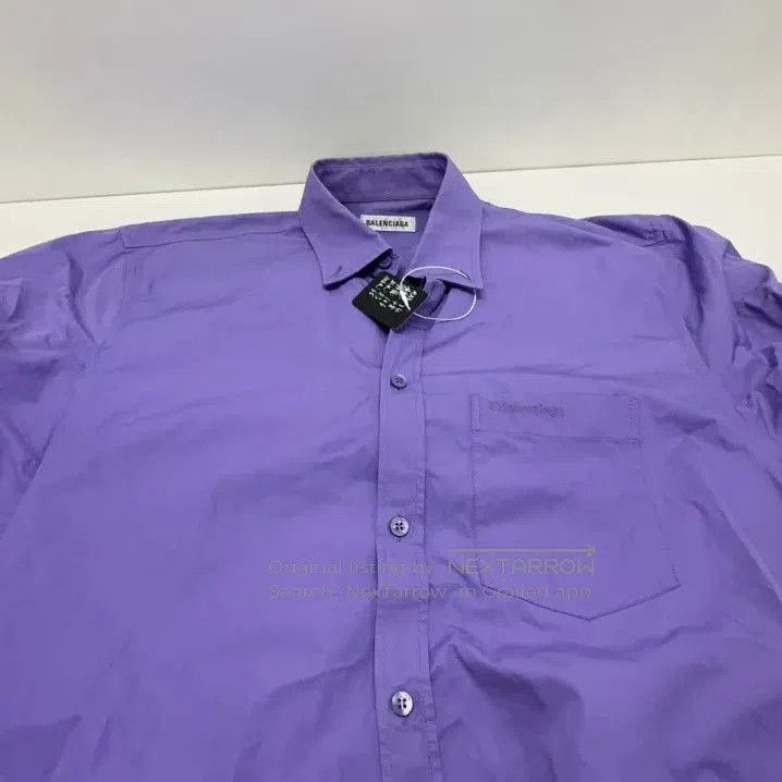 Balenciaga Balenciaga Casual Long Sleeve Shirt in Purple. Size US S / EU 44-46 / 1 - 3 Thumbnail