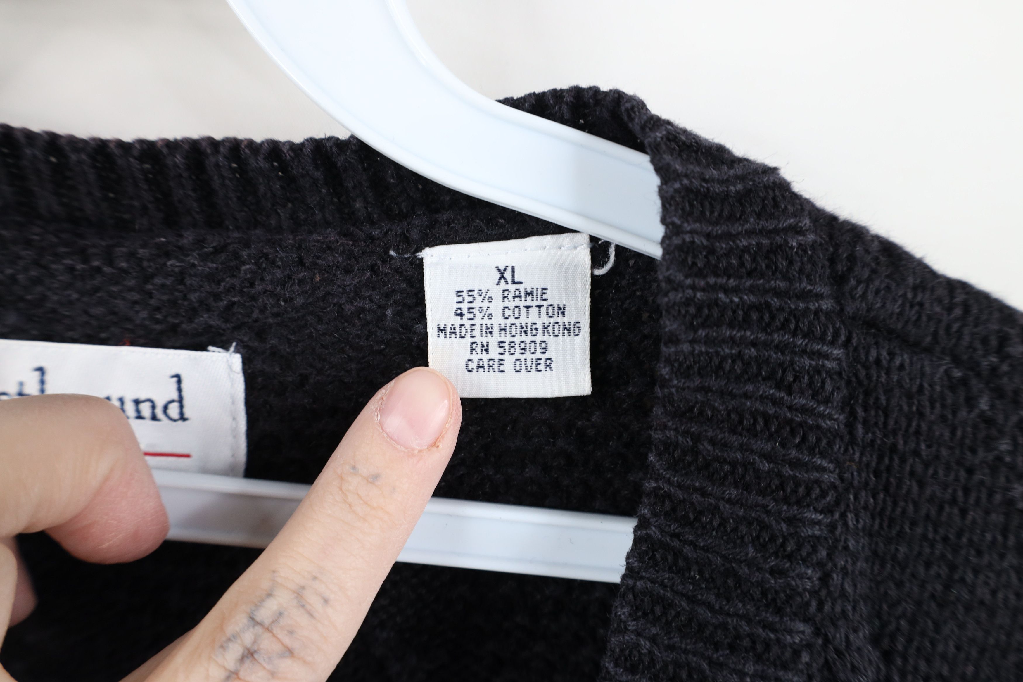 Vintage Vintage 90s Streetwear Knit Cardigan Sweater Vest Black Size XL / US 12-14 / IT 48-50 - 8 Thumbnail