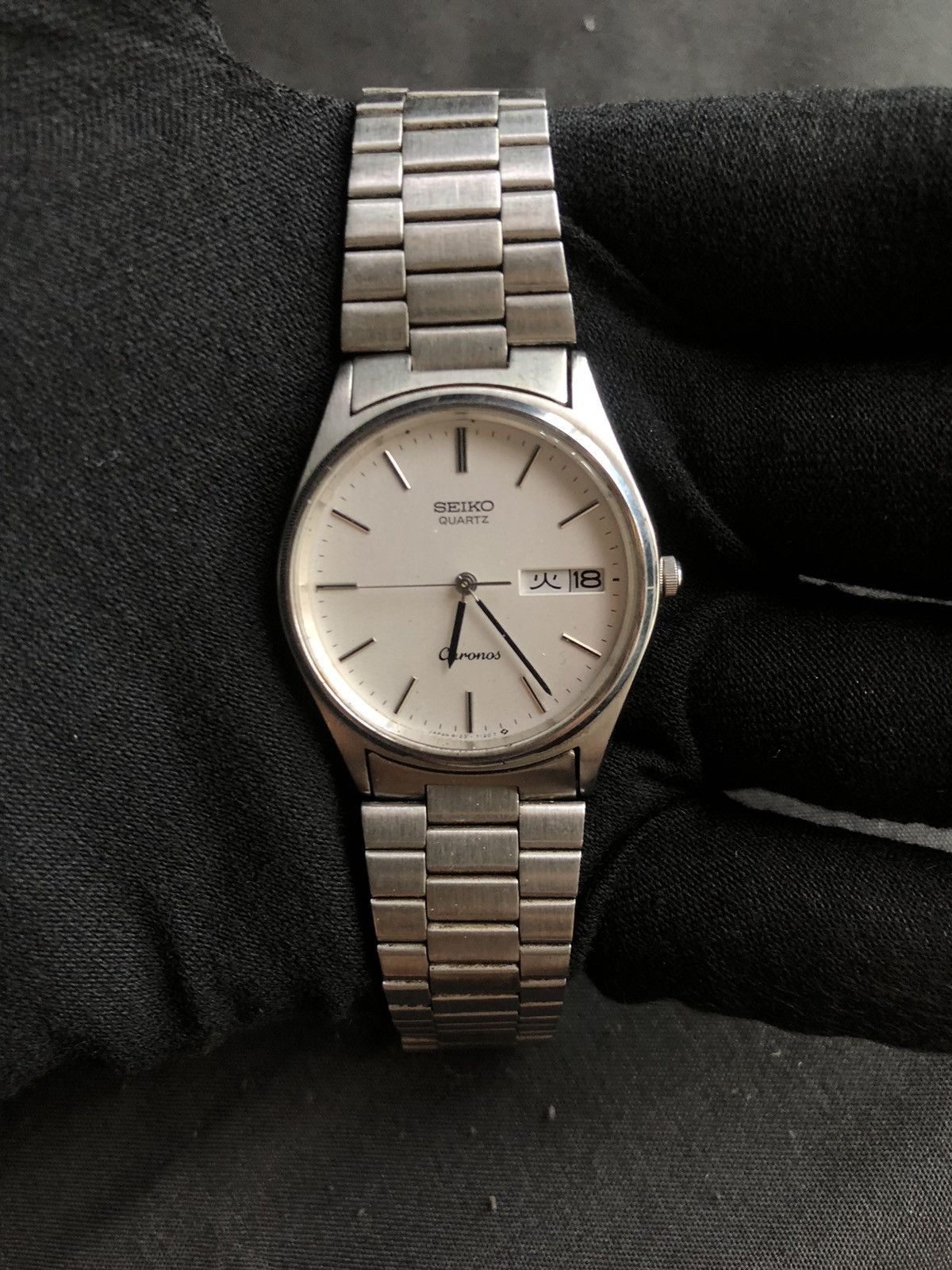 Japanese Brand × Seiko × Vintage Vintage Seiko Chronos Kanji Day Quartz Japan Size ONE SIZE - 10 Thumbnail