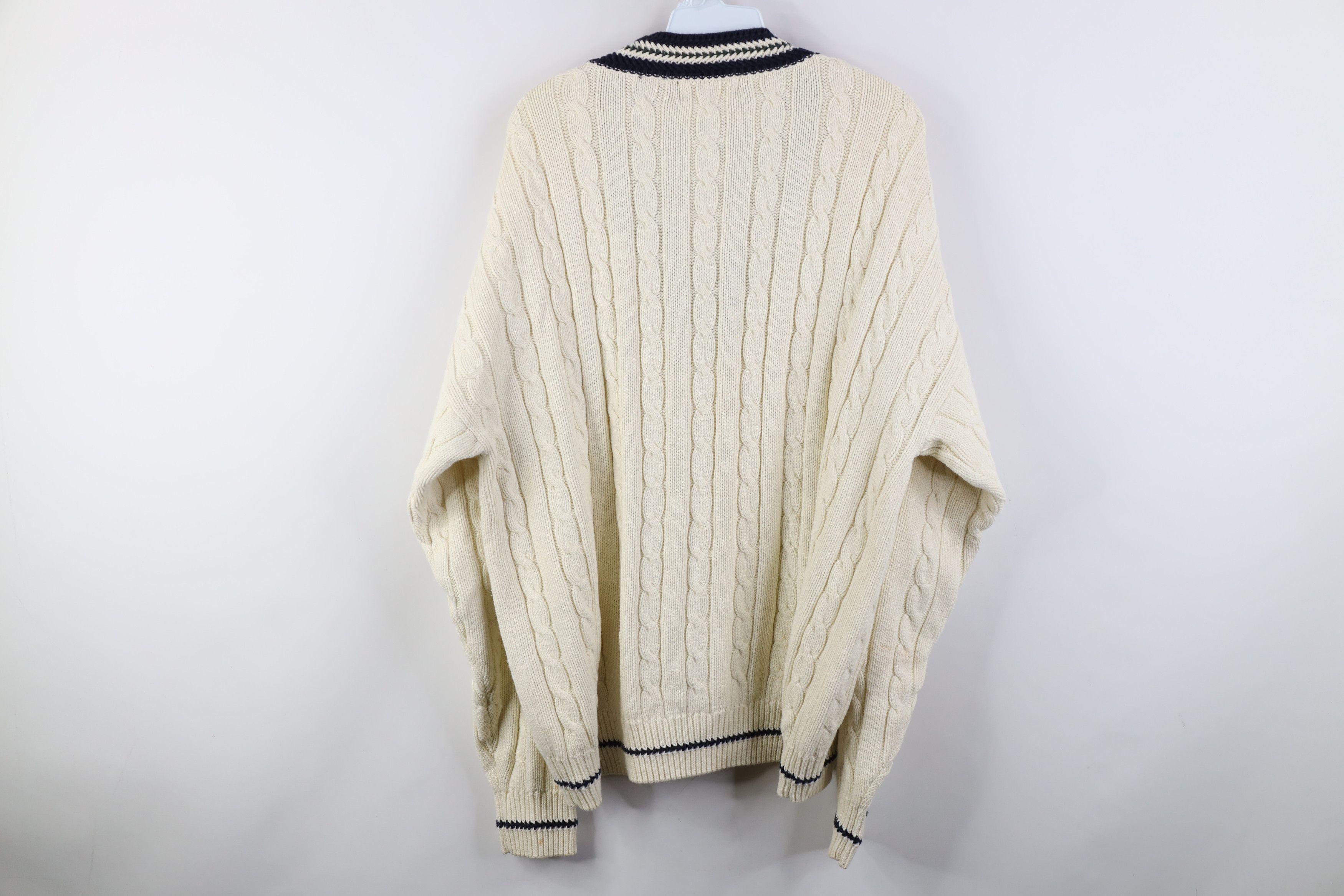 Vintage Vintage 90s Streetwear Dapper Ribbed Cable Knit Sweater Size US L / EU 52-54 / 3 - 10 Thumbnail