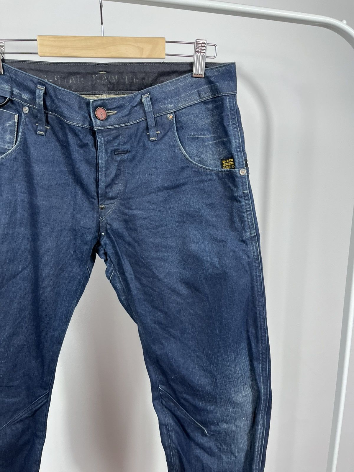 G-Star G Star RAW Arc 3D Jeans 31/32 Slim Tapered Zip Pocket Denim Size US 31 - 10 Thumbnail
