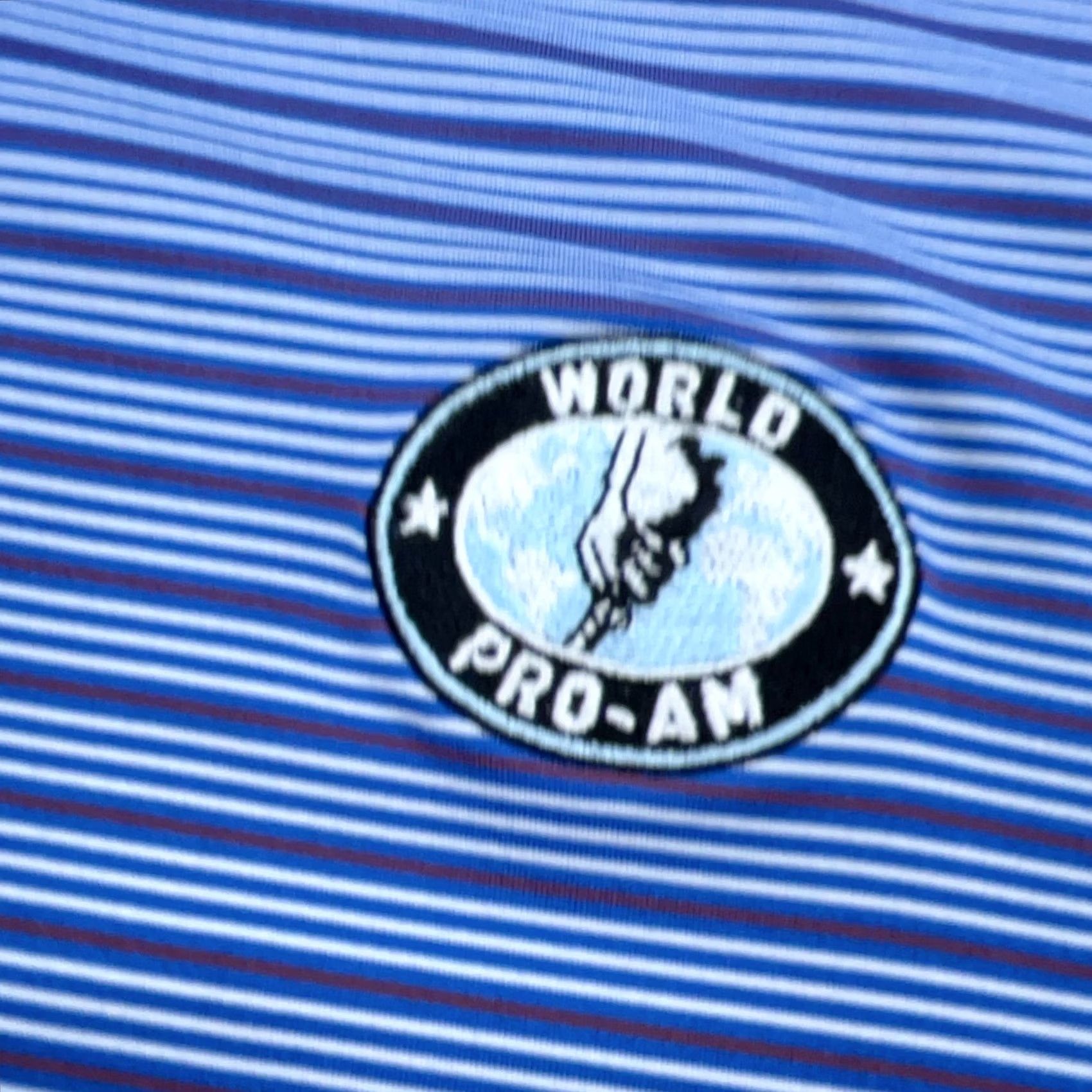 Vintage Straight Down Polo Shirt Men M Blue Striped Performance Golf Size US M / EU 48-50 / 2 - 3 Thumbnail