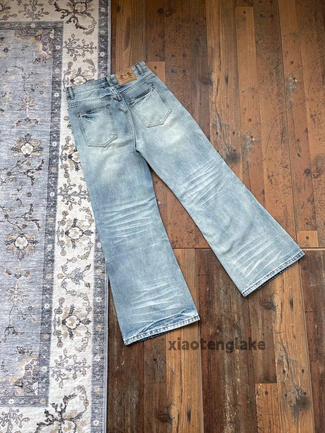 Jean Custom vintage faded cleanfit yuppie y2k flared jeans Size US 33 - 5 Thumbnail