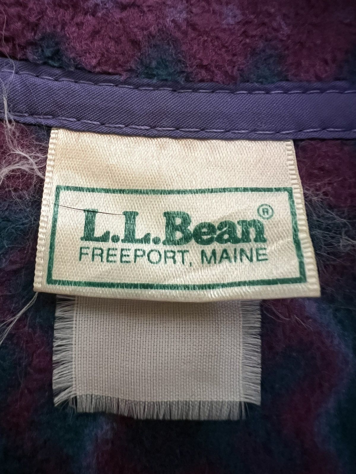 L.L. Bean Vintage L.L.Bean Najavo Pattern Fleece Pullover Jacket 90s Size US XL / EU 56 / 4 - 7 Thumbnail