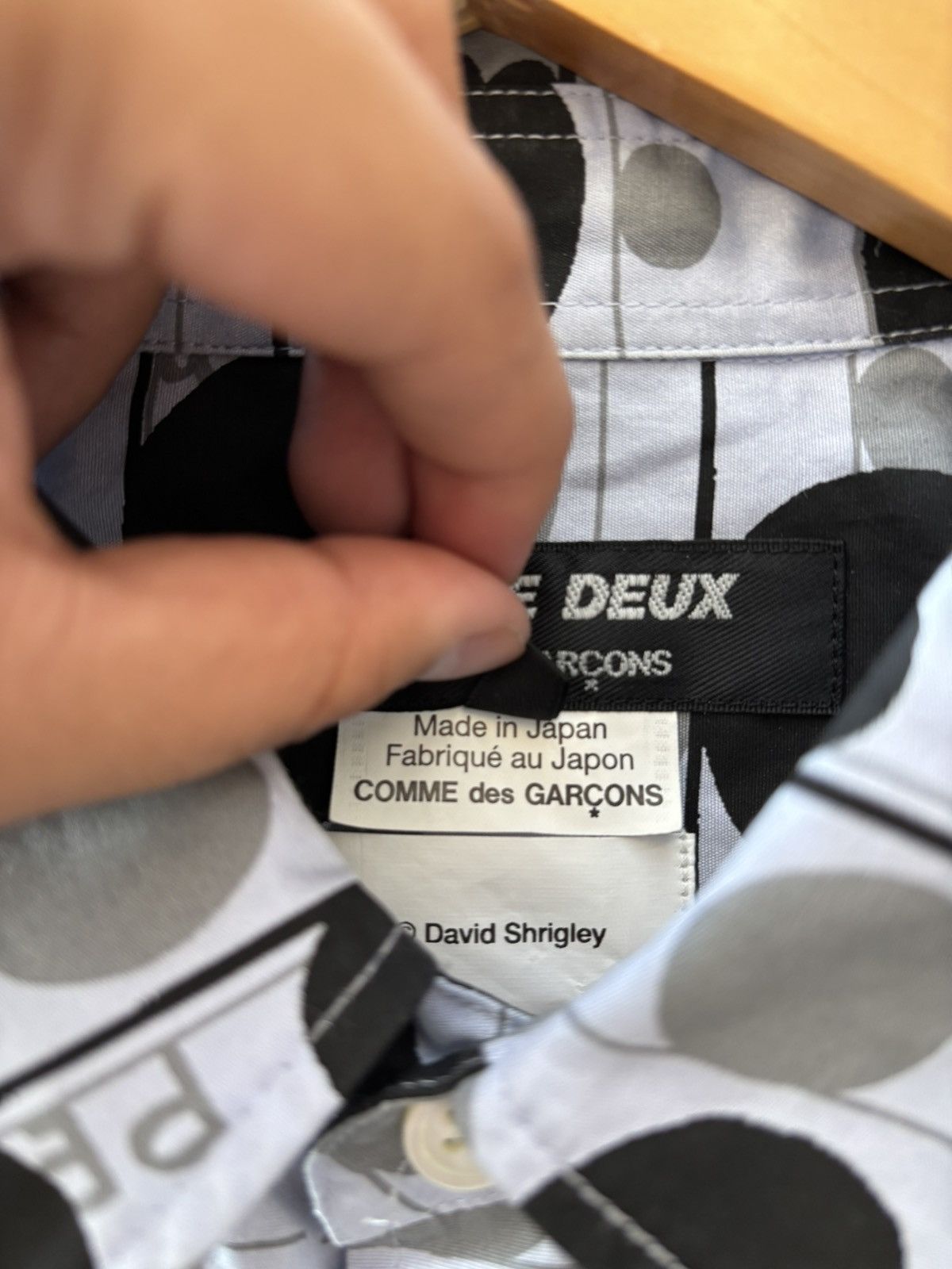 Comme des Garcons Homme Deux Cdg Homme Deux David Shrigley - All Over Print Shirt Size US M / EU 48-50 / 2 - 4 Thumbnail