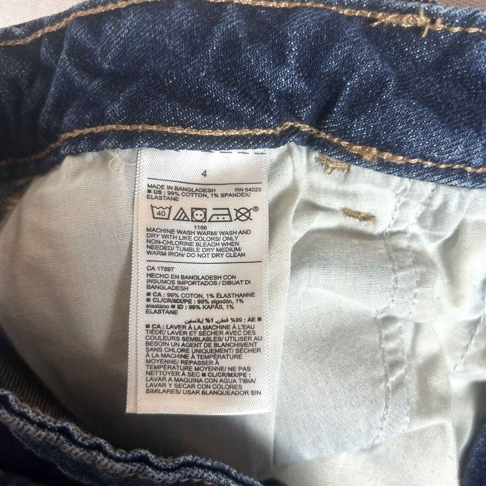 Old Navy Old Navy High Rise Denim Skirt Womens Size 4 A-Line Button Medium Wash Blue Denim Skirt Women Short Adjustable Fit Size 27" / US 4 / IT 40 - 3 Thumbnail