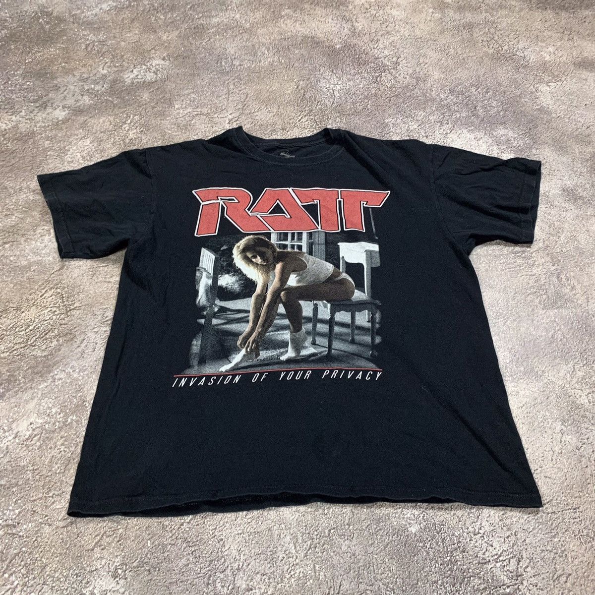 Vintage Vintage 90s Ratt Band Graphic Tee Horror Punk Streetwear XL Size US XL / EU 56 / 4 - 4 Thumbnail