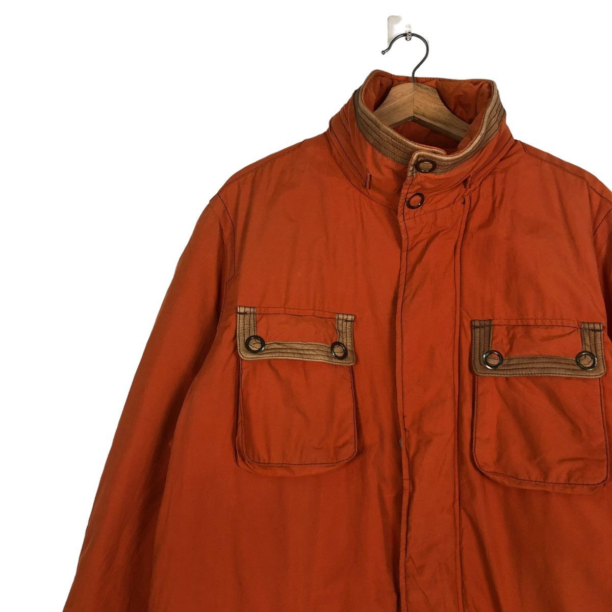 Avirex 🔥VINTAGE BIKER JACKET AVIREX LTD CARGO MULTI POCKETS Size US L / EU 52-54 / 3 - 7 Thumbnail