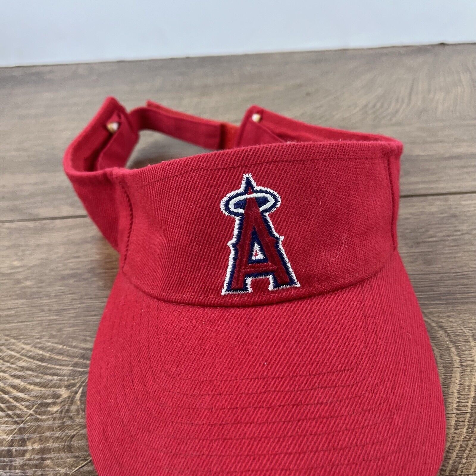 Other Los Angeles Angels Visor LA Hat Red Cap Adjustable Hat Red A Size ONE SIZE - 5 Thumbnail