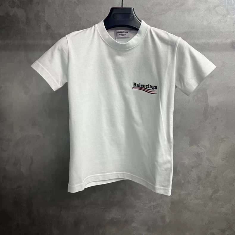 Balenciaga Balenciaga White monogram logo printed with round neck shor Size US XS / EU 42 / 0 - 1 Thumbnail